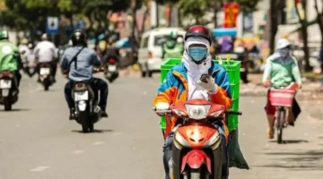 استمرار موجات الطقس الحار في المناطق الجنوبية من دولة فيتنام حتى اللحظة